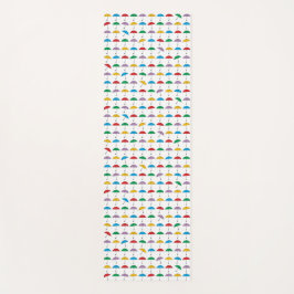 Regenschirme im Regen Yoga Matte