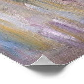 Regenschirme in der Regenmalerei Art Print Poster (Ecke)