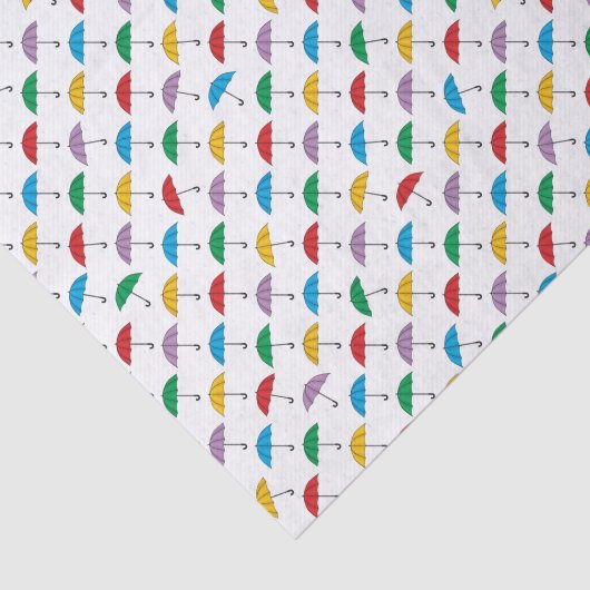 Regenschirme in Gewebspapier Seidenpapier (Ausschnitt)