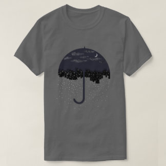 Regenschirme Lights Rain Art T - Shirt