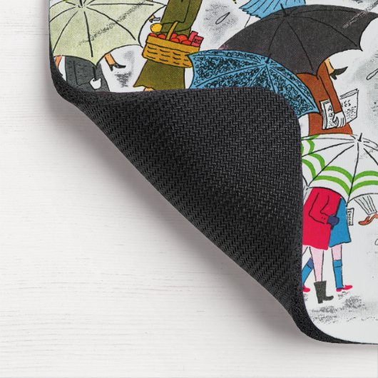 Regenschirme Mousepad (Ecke)