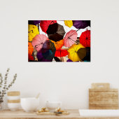 Regenschirme Poster (Küche)