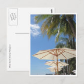 Regenschirme Postkarte (Vorne/Hinten)