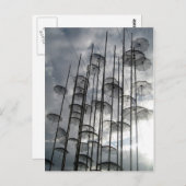 Regenschirme Postkarte (Vorne/Hinten)