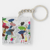 Regenschirme Schlüsselanhänger (Rückseite)