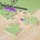 Regenschirme ~ Singin' im Regen ~ musikalische Puzzle (Seite)