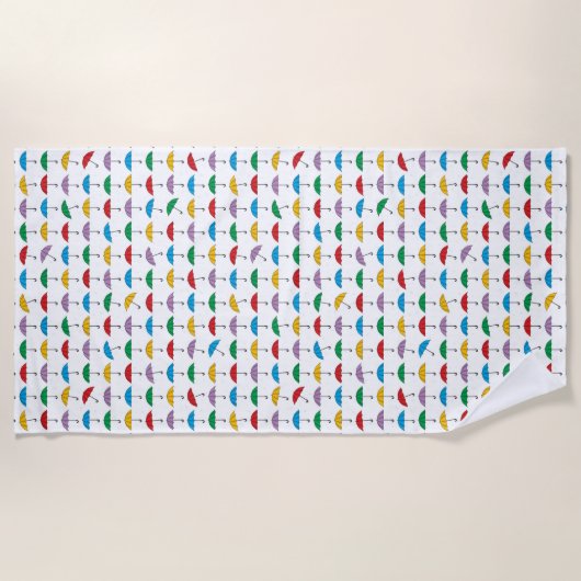 Regenschirme Strandtuch (Vorderseite)