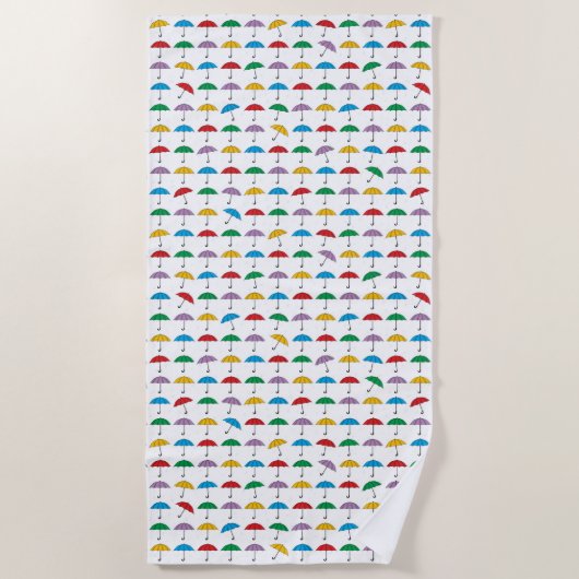 Regenschirme Strandtuch (Vorderseite)