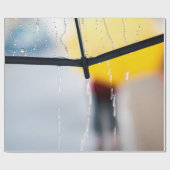 Regenschirmwanderung am Regentag Geschenkpapier (Flach)