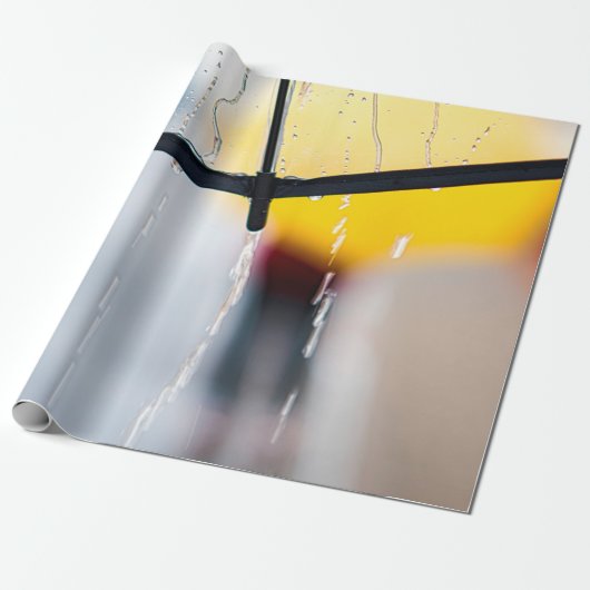 Regenschirmwanderung am Regentag Geschenkpapier (Ungerollt)