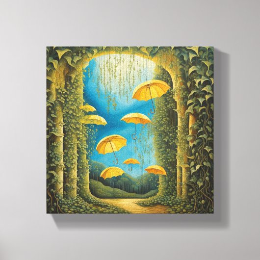 Regenschirmweine: Naturschutzgebiet Leinwanddruck (Vorderseite)