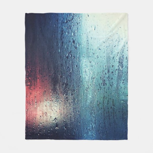 REGENSCHLAG AM FENSTER FLEECEDECKE (Vorderseite)
