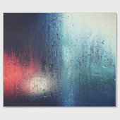 REGENSCHLAG AM FENSTER GESCHENKPAPIER (Flach)