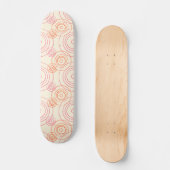 Regenschlupflöcher auf dem Wassermuster Skateboard (Vorderseite)