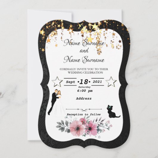 Regenstars Einladung (Vorderseite)