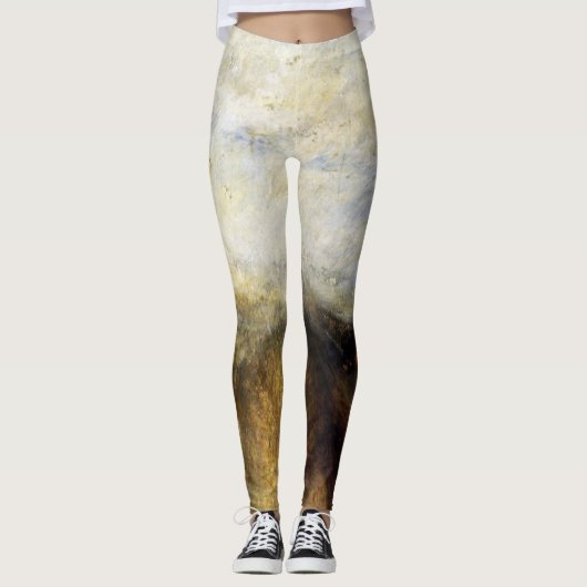 Regenstaub und Geschwindigkeit durch JMW Turner Leggings (Vorderseite)