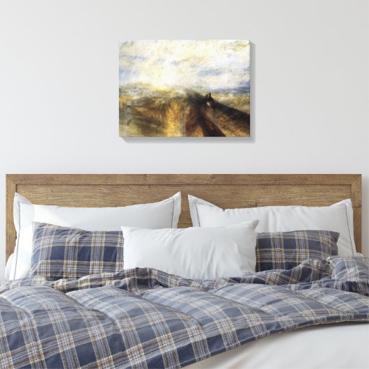 Regenstaub und Geschwindigkeit durch JMW Turner Leinwanddruck (Insitu (Schlafzimmer))