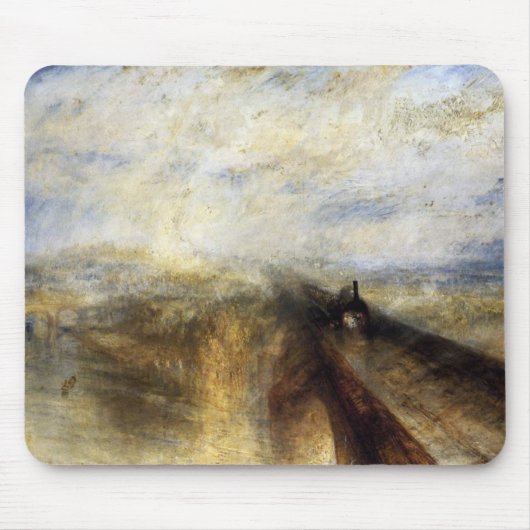Regenstaub und Geschwindigkeit durch JMW Turner Mousepad (Vorne)