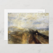 Regenstaub und Geschwindigkeit durch JMW Turner Postkarte (Vorne/Hinten)