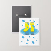 Regenstiefel Button (Vorderseite/Rückseite)