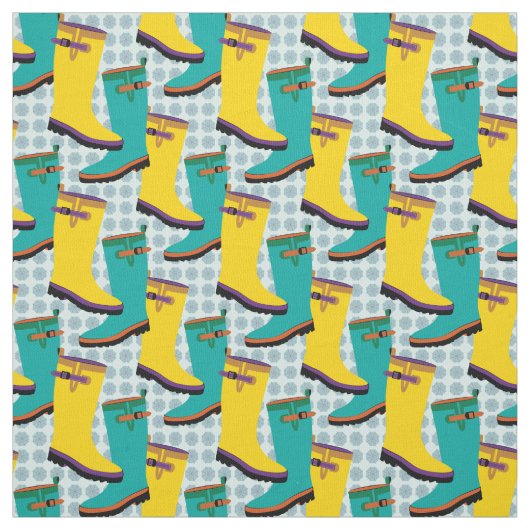 Regenstiefel farbenfroh stoff (Muster)