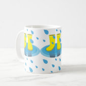 Regenstiefel Kaffeetasse (Vorderseite Links)