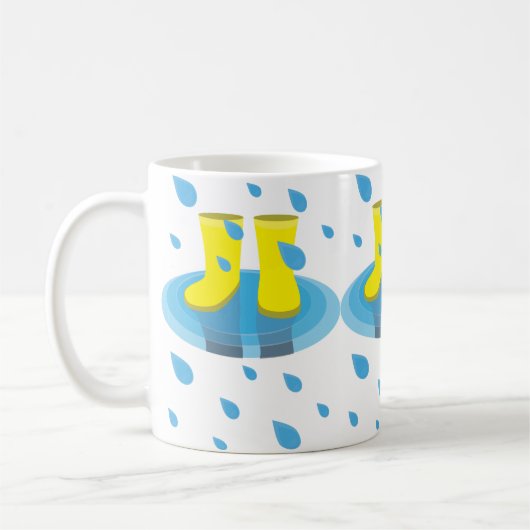 Regenstiefel Kaffeetasse (Links)
