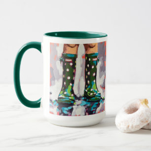 Regenstiefel-Malerei - Kinderzimmer-Dekor Tasse