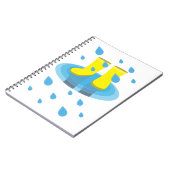 Regenstiefel Notizblock (Linke Seite)