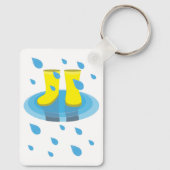 Regenstiefel Schlüsselanhänger (Rückseite)