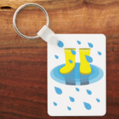 Regenstiefel Schlüsselanhänger (Vorderseite)