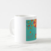 Regenstiefel und Herbstlaube Kaffeetasse (Vorderseite Links)