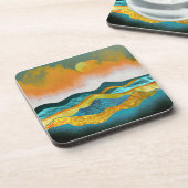 Regensturm Getränkeuntersetzer (Linke Seite)