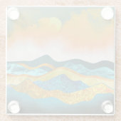 Regensturm Glasuntersetzer (Rückseite)