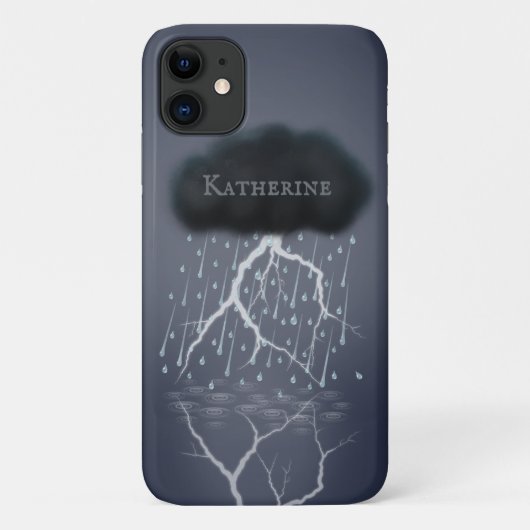 Regensturm in Surreal Traumwelt Personalisiert Case-Mate iPhone Hülle (Rückseite)
