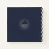 Regensturm in Surreal Traumwelt Personalisiert Notizblock (Rückseite)