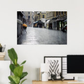 Regensturm in Venedig, Italien Poster (Heimbüro)