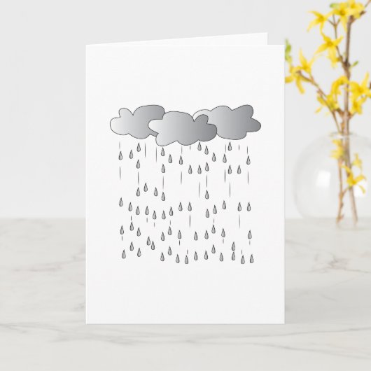 Regensturm Karte (Gelbe Blume)