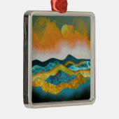 Regensturm Ornament Aus Metall (Rechts)