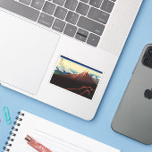 Regensturm unter dem Gipfel Aufkleber (Laptop mit iPhone)