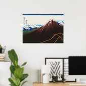 Regensturm unter dem Gipfel Poster (Heimbüro)