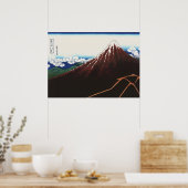 Regensturm unter dem Gipfel Poster (Küche)
