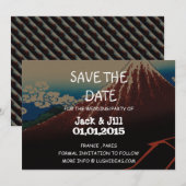 Regensturm unter dem Gipfel Save The Date (Vorne/Hinten)