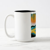 Regensturm Zweifarbige Tasse (Links)