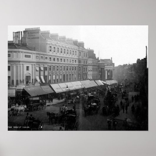 Regent Circus, London, c.1890 Poster (Vorne)