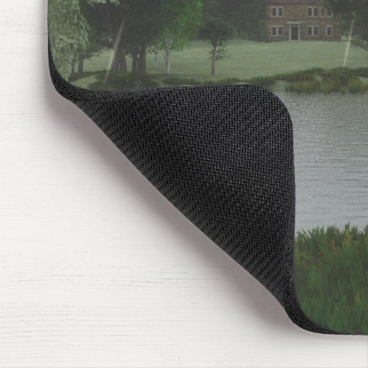 Regentag am Mousepad-See Mousepad (Ecke)