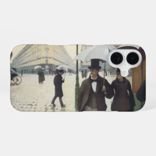Regentag auf der Straße in Paris iPhone 16 Hülle