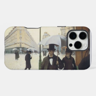 Regentag auf der Straße von Paris iPhone 16 Pro Max Hülle