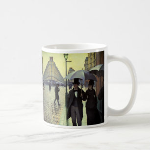Regentag auf der Straße von Paris von Gustave Cail Kaffeetasse