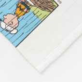 Regentag beim Baseballspiel Fleecedecke (Ecke)